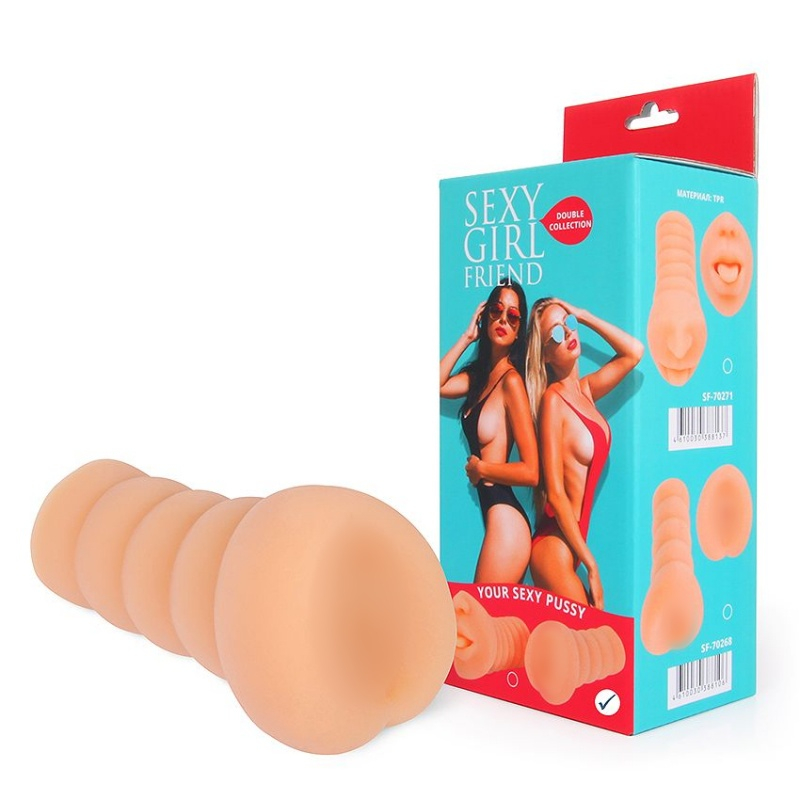 Мастурбатор "Sexy Girl Friend" реалистичная вагина + гель "Sex Toys" 