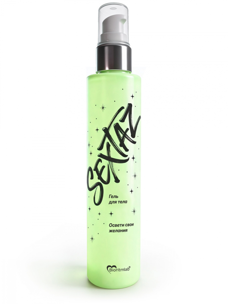 Гель на водной основе "Sextaz" светится в темноте, 100ml 